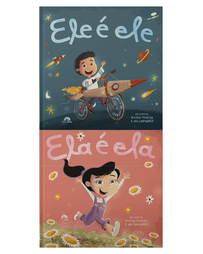 Capa do livro Ele é Ele, Ela é Ela
