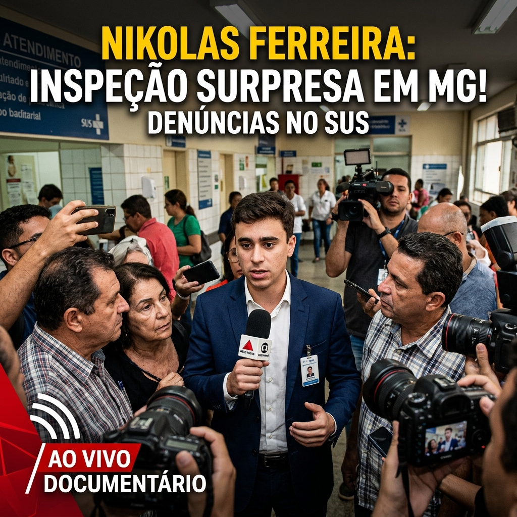 Fiscalização em Ação: Vistoria nos Hospitais e UTIs Regionais de Minas Gerais com Nikolas Ferreira