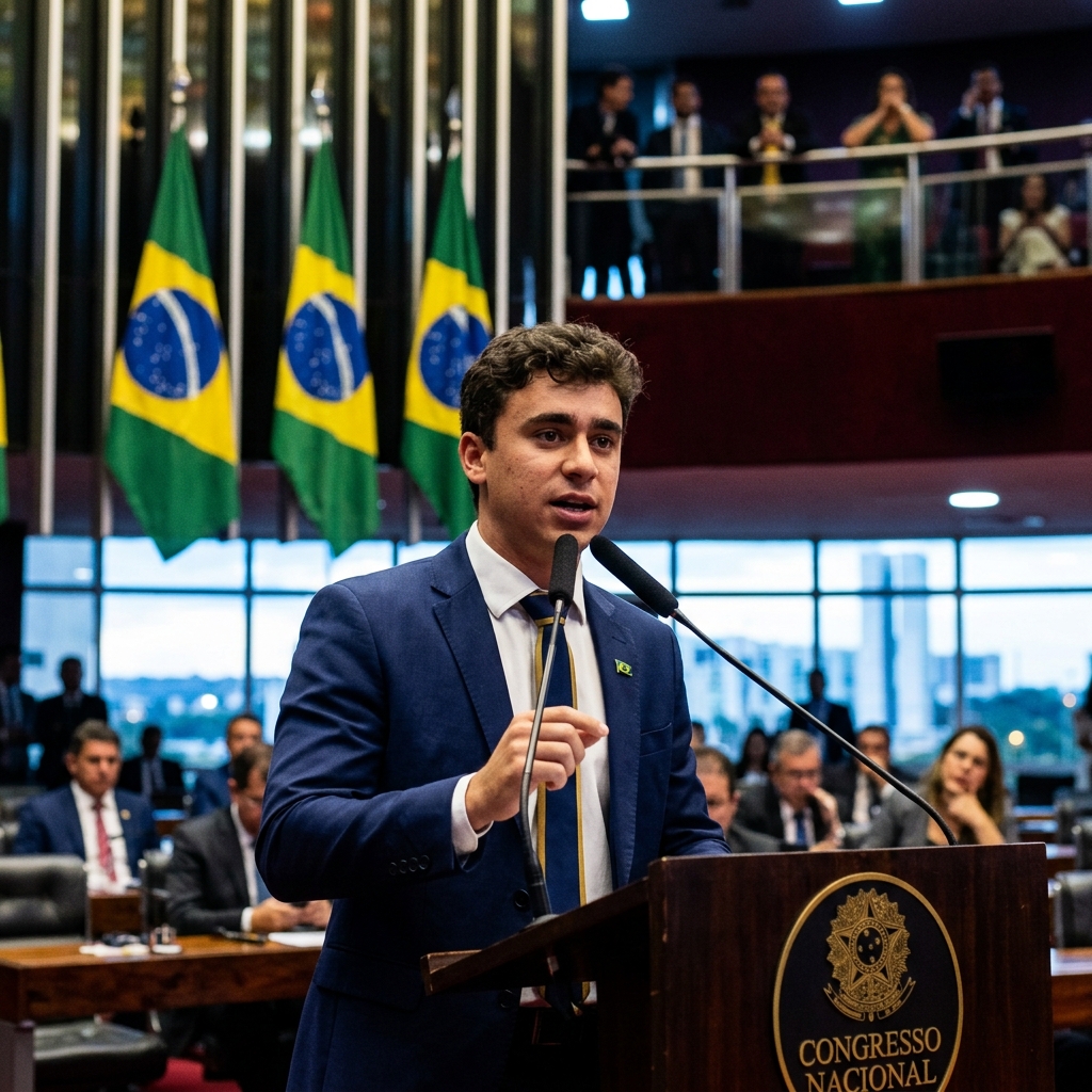 Nikolas na Tribuna da Câmara: A Defesa Intransigente da Liberdade, da Família e do Futuro do Brasil